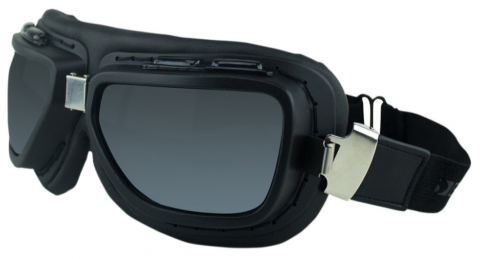 BOBSTER PILOT GOGGLES MATTE BLACK w/INTERCHANGEABLE LENSES